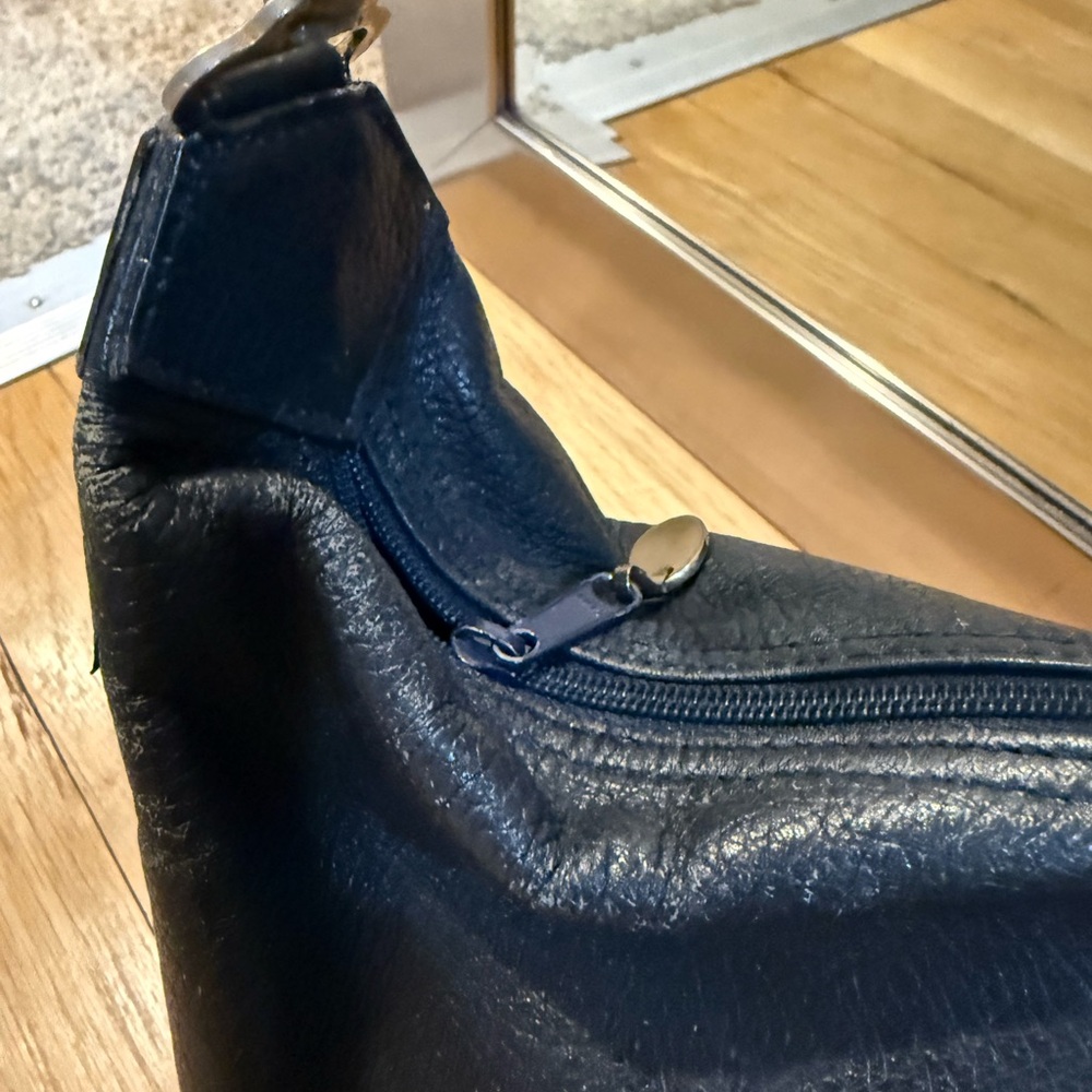 Dior Classic Blue Leather Shoulder Bag - Picture 4 of 13